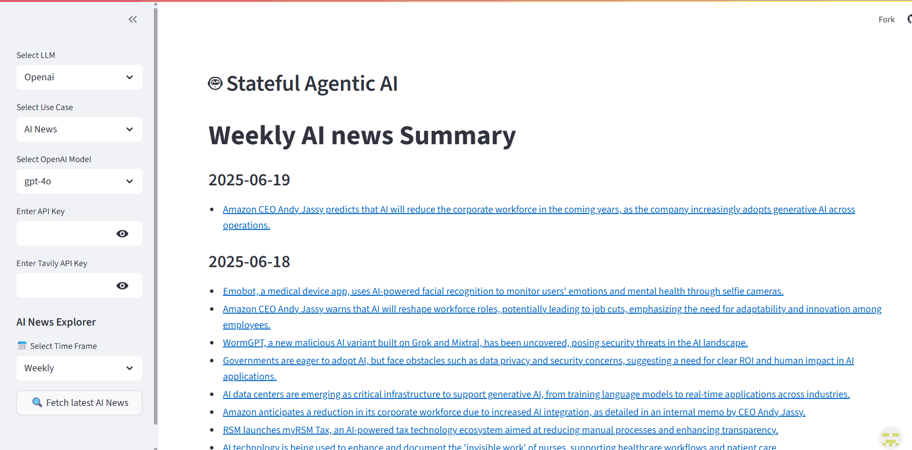 Agent AI Use-cases Example