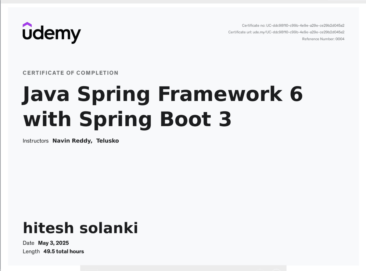 Java Spring Framework 6 with Spring Boot 3