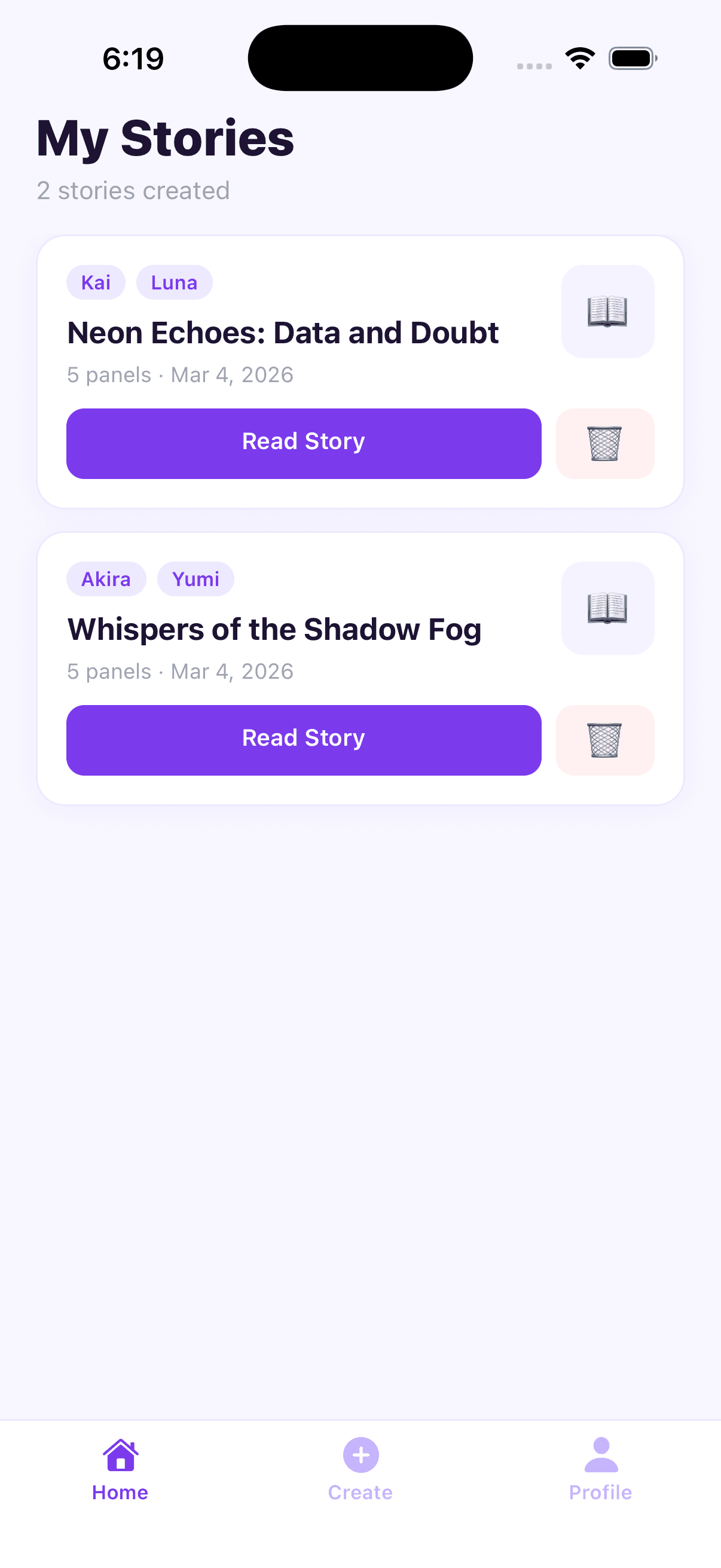 AI Story Planner (Mobile App)